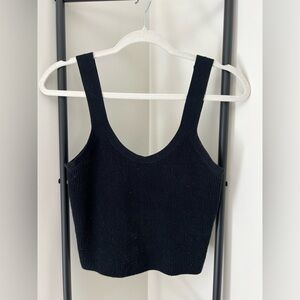 Abercrombie black knit tank